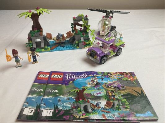 LEGO FRIENDS: Jungle Bridge Rescue (41036) Complete set with Minifigs