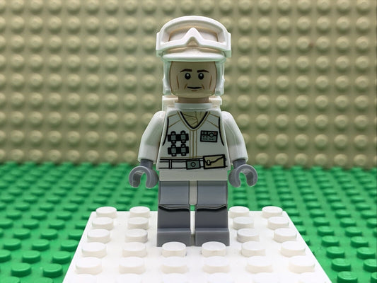 LEGO Star Wars Hoth Rebel Trooper Minifigure White Uniform 75098 sw0678