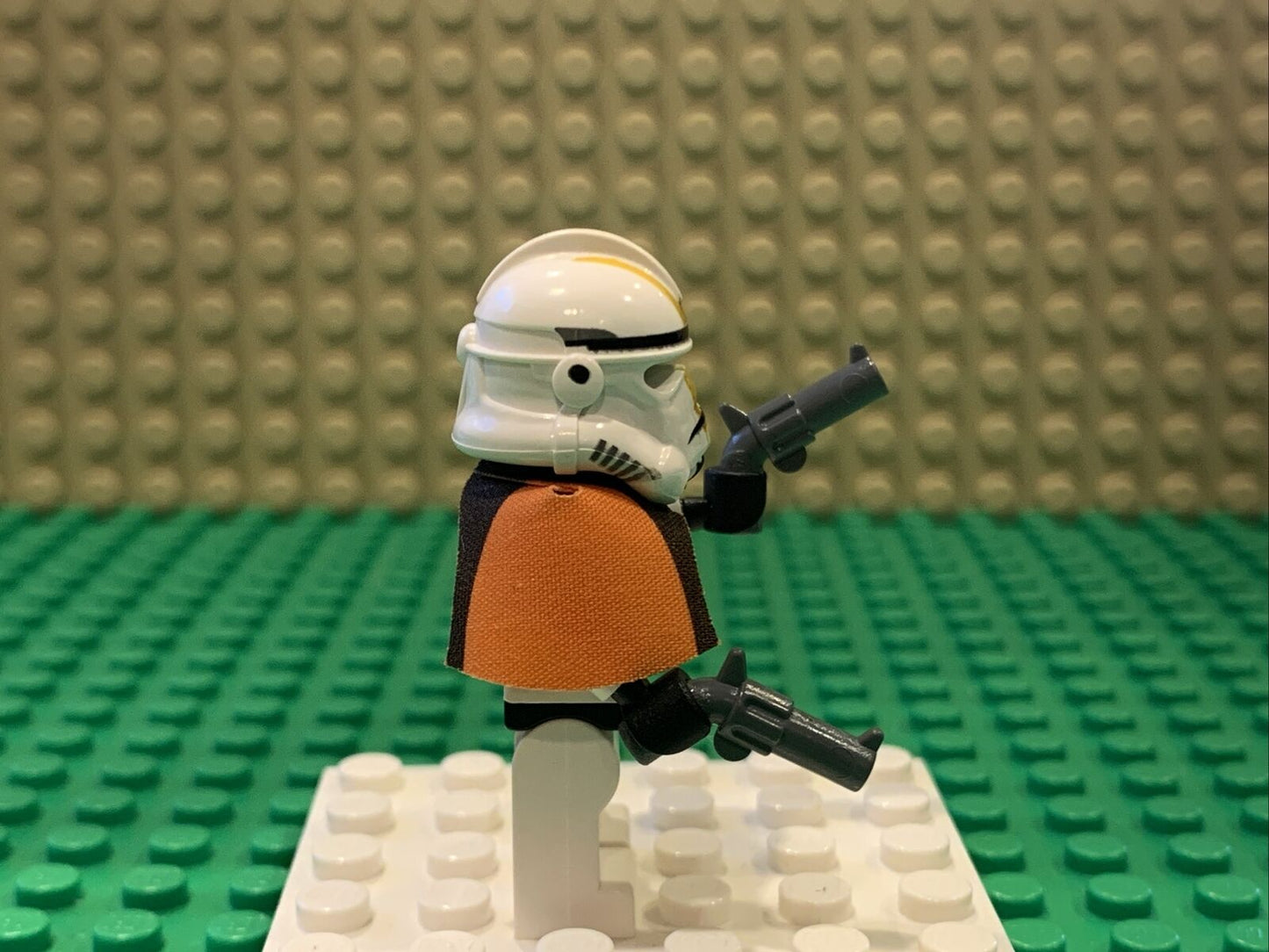 Lego Star Wars Minifigure sw0128 Clone Trooper 327th Star Corps Orange Pauldron