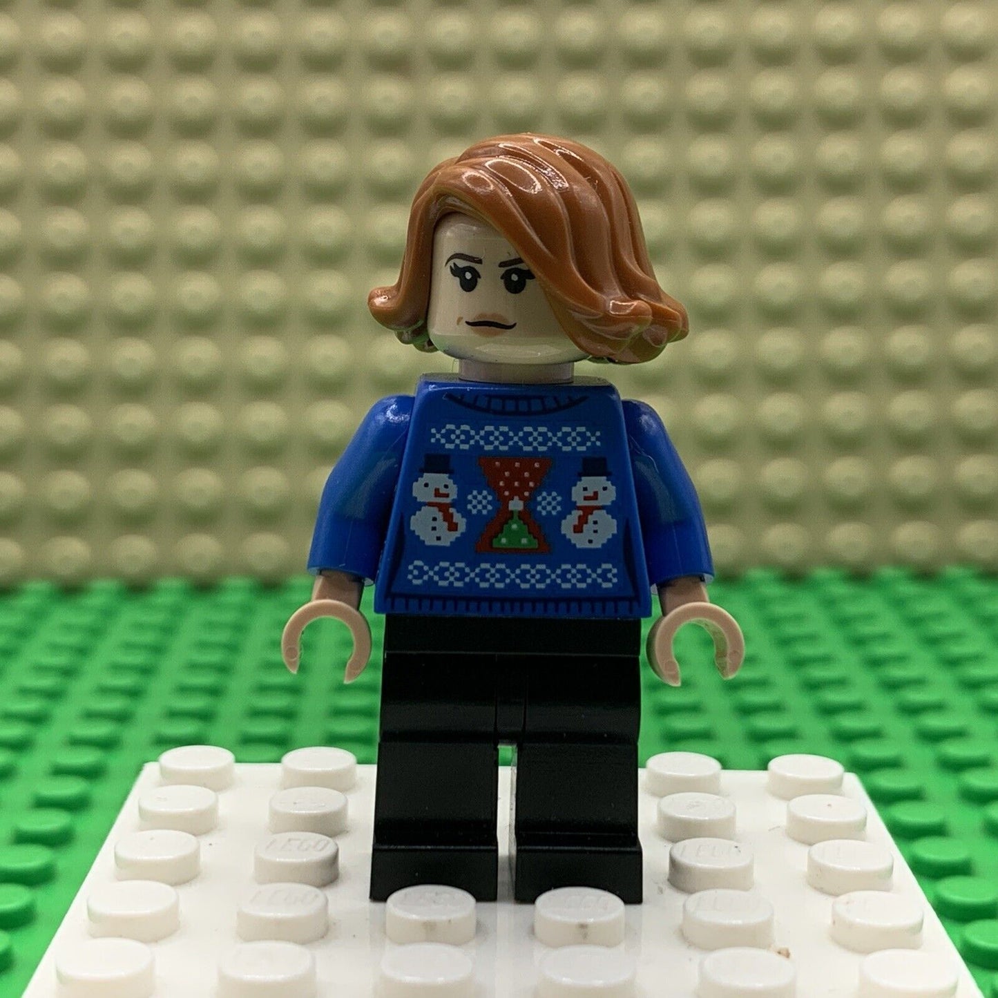 LEGO Black Widow Minifigure 76297 Christmas Sweater Advent Avengers 2023 sh907