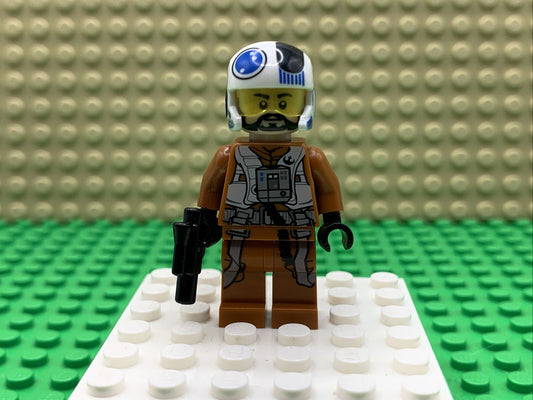 Lego Resistance Pilot X-wing Minifigure Temmin Snap Wexley Star Wars sw0705