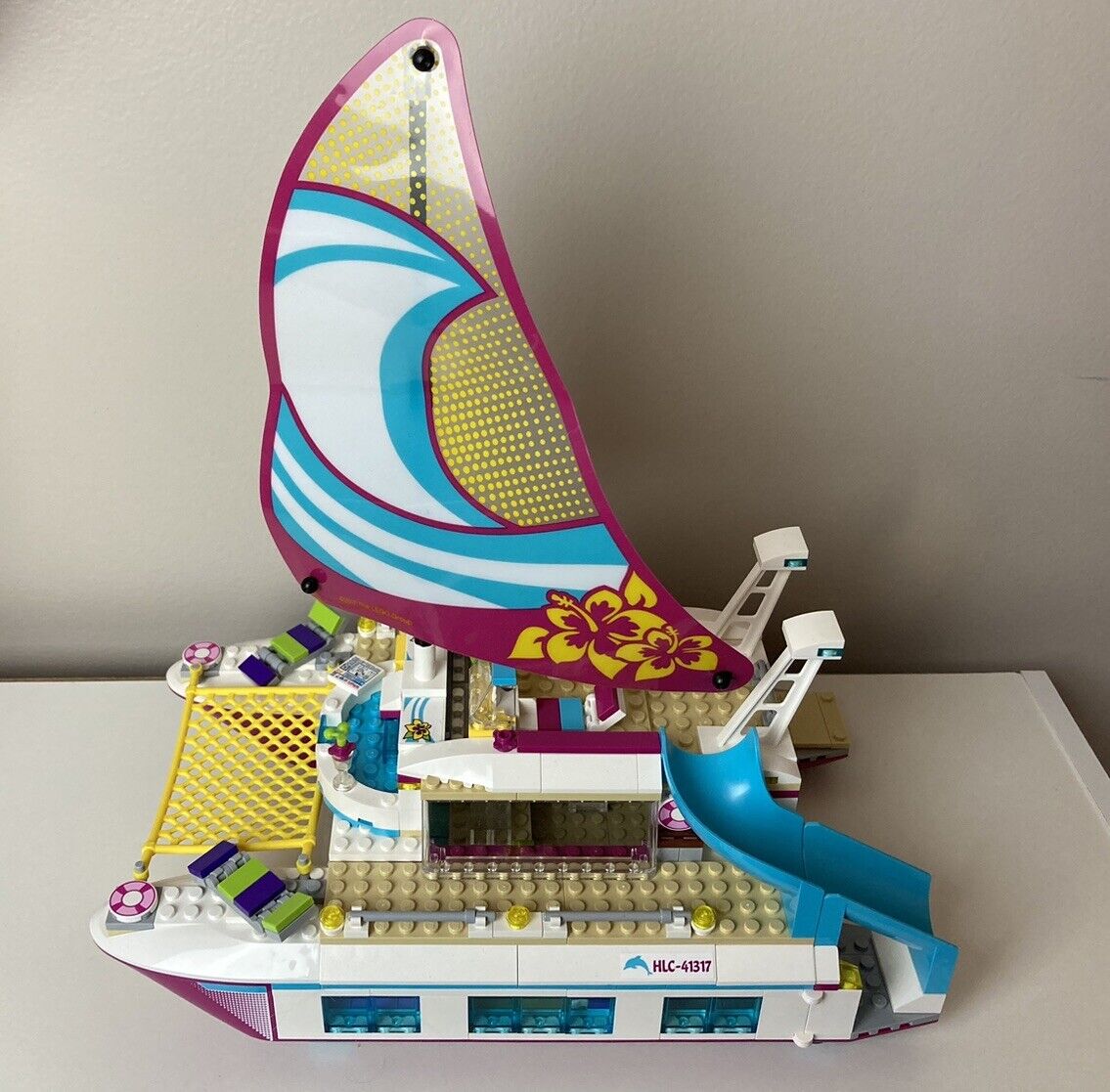 LEGO FRIENDS: Sunshine Catamaran (41317) Pre Owned 98% Complete