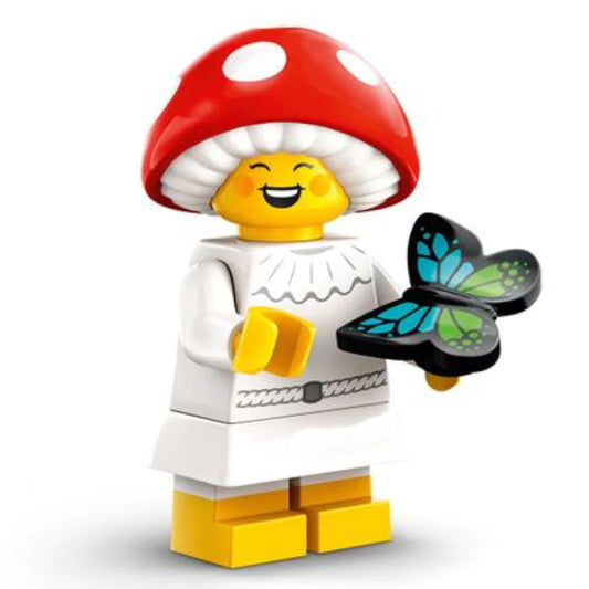 Lego Series 25 Kid with Mushroom Hat