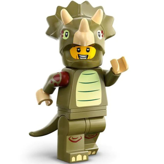 Lego Series 25 Guy in Triceratops Costume